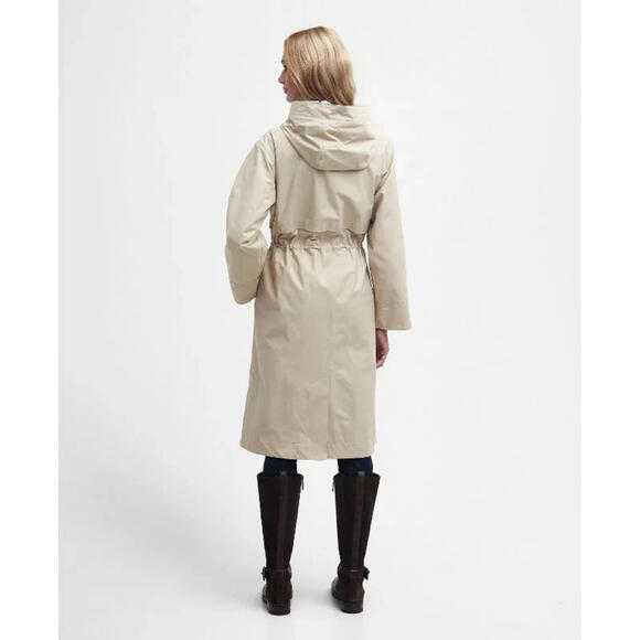 NEW, Barbour Lavender Ladies Waterproof Jacket - Beige Size 14 #C4489 - Picture 4 of 15